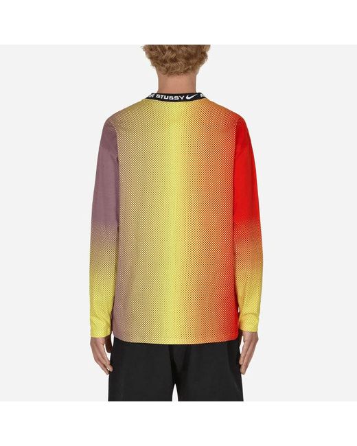 Nike Orange X Stussy Fw22 Tee 8 Ball' Do5309-902 for men