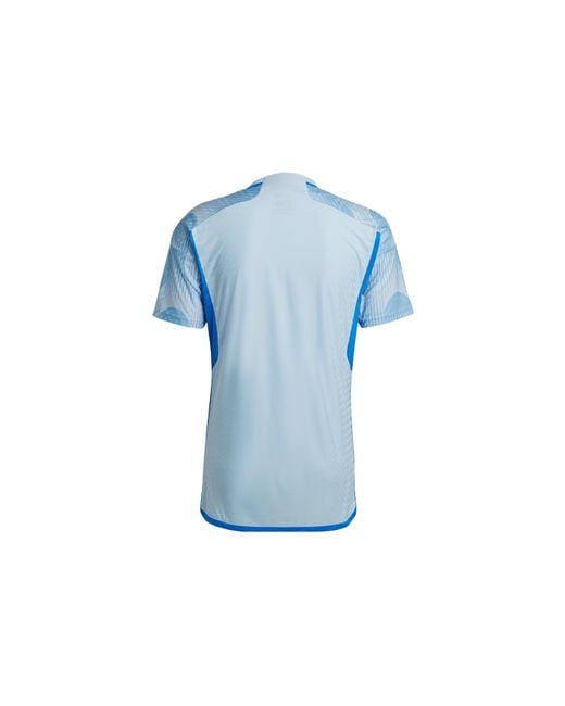 Adidas Blue Spain Authentic Away Shirt 2022 2023 Adults for men