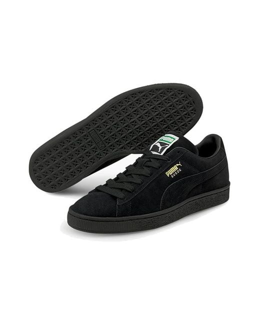 PUMA Black Suede Classic 21 for men