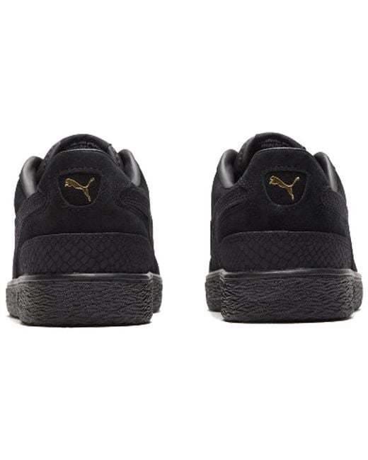PUMA Black Ralph Sampson Lo Reptile for men