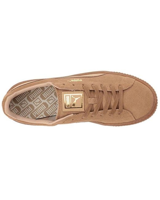 PUMA Brown (Wmns) Suede Platform