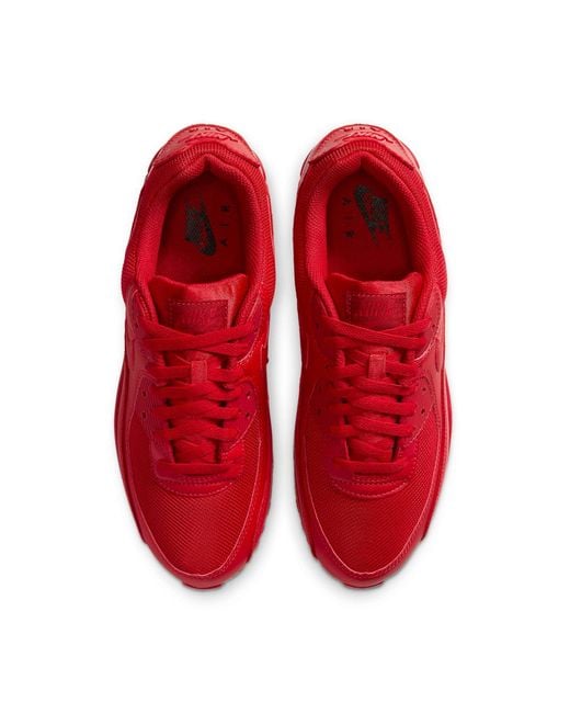 all red nike air max 90