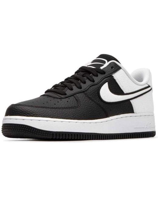 Nike Black Air Force 1 Low '07 Lv8 for men