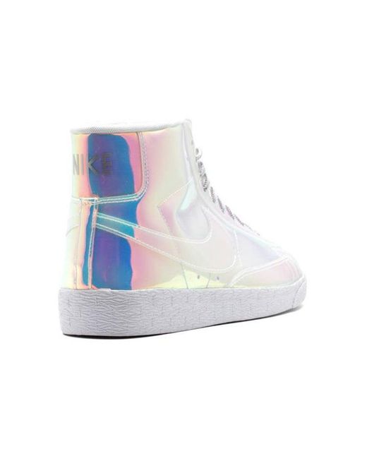Nike Blue (Wmns) Blazer Mid Prm Qs 'Iridescent'