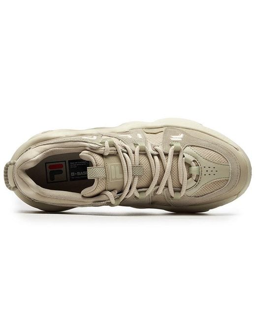 Fila White Barricade Low Sneakers for men