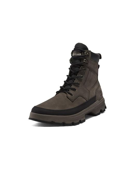 Timberland Black Originals Ultra Greenstride Waterproof Boots 'Dark Nubuck' for men