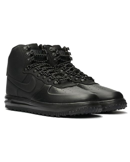 Nike Black Lunar Force 1 Duckboot '18 'Triple' for men
