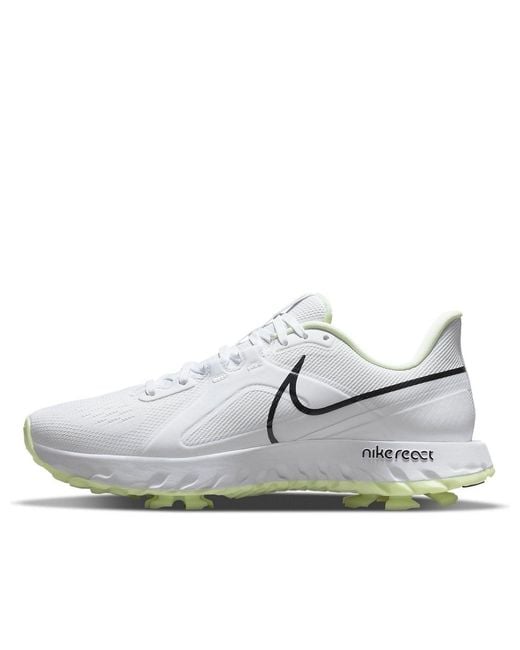 Nike White React Infinity Pro Volt' for men