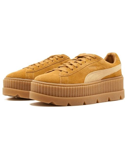 PUMA Brown (Wmns) Fenty X Cleated Creeper 'Golden'