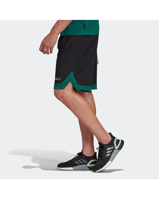 Adidas Black M Pack Short Running Sports Logo Printing Training Breathable Shorts for men