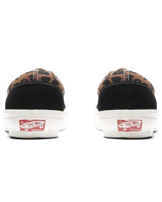 Vans Brown Og Era Lx 'Leopard' for men