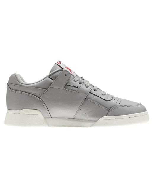 Reebok Gray Workout Plus Vintage 'Medium Heather' for men