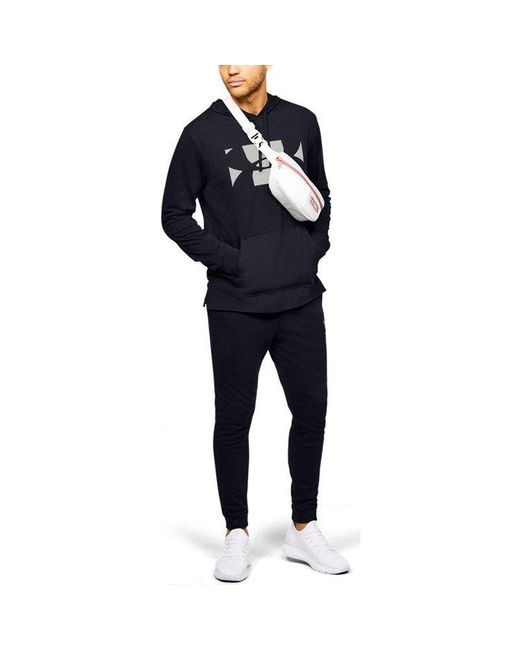 Under Armour Blue Sportstyle Logo Hoodie for men