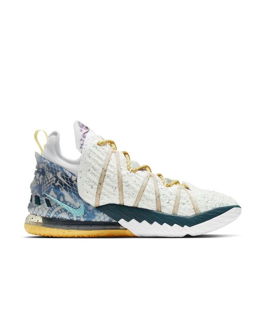 Nike Blue Lebron 18 'Reflections Flip' for men
