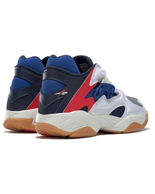 Reebok Blue Pump Court 'chalk' for men