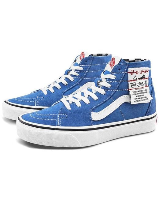 Vans Blue Sk8-Hi Tapered