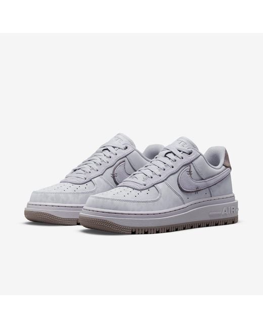 Nike Gray Air Force 1 Luxe 'Provence' for men
