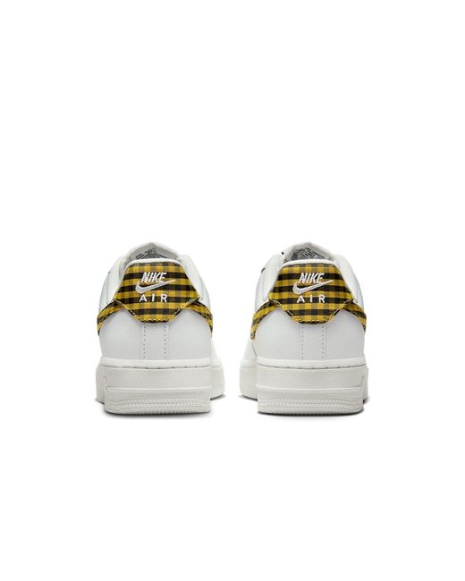 Nike White (Wmns) Air Force 1 Low '07 'Gingham'