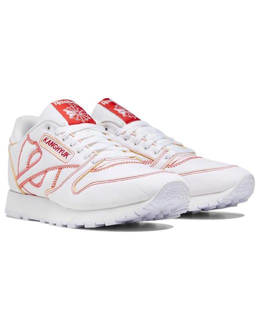Reebok White Kanghyuk X Classic Leather Primal'