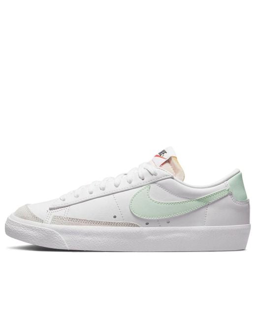 Nike White Blazer Low