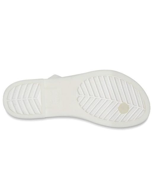 CROCSTM White (Wmns) Tulum Slides 'Translucent'