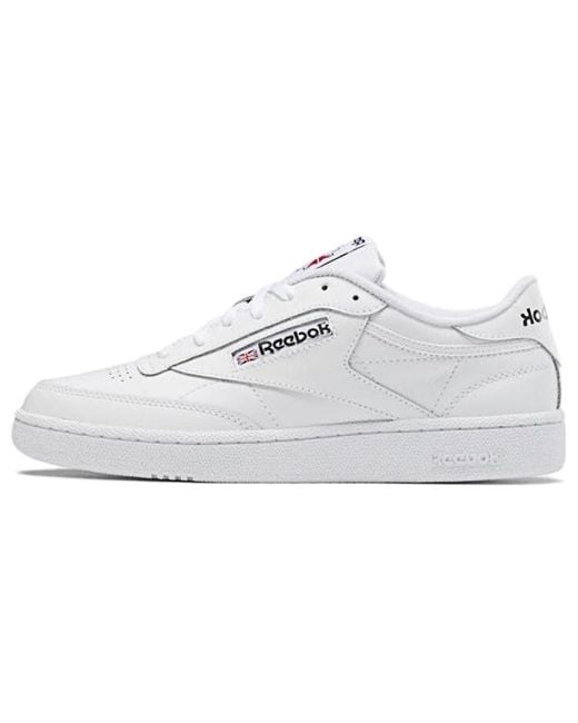 Reebok White Club C 85 for men