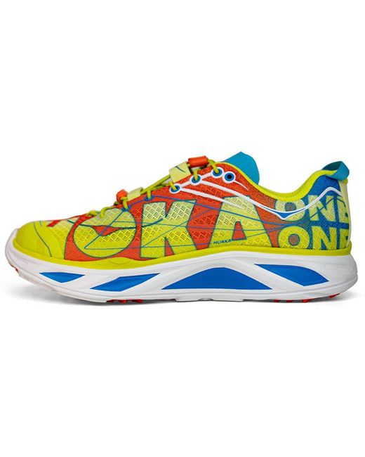 Hoka One One Blue Huaka Origins 'Evening Primrose Flame' for men