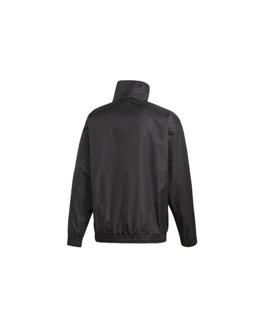 Adidas Black Casual Loose Training Sports Running Jacket for men