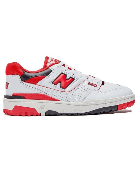 New Balance White 550 Team' for men