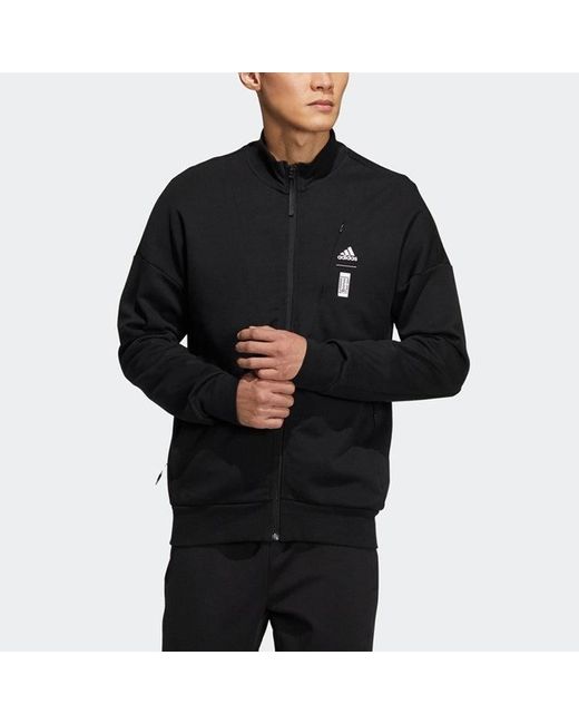 Adidas Blue Martial Arts Series Stand Collar Sports Jacket for men