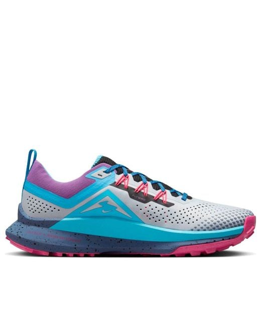 Nike Blue React Pegasus Trail 4 Se 'Pure Platinum Baltic' for men