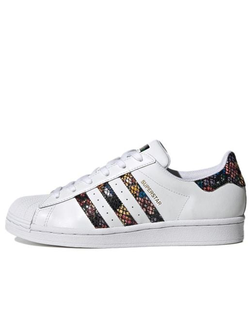 Adidas White (Wmns) Superstar 'Floral Twist Stripes'