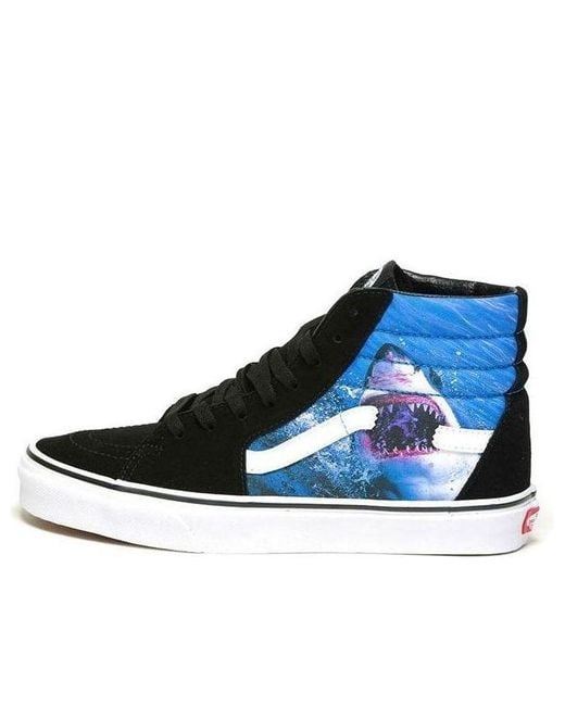 Vans Blue Shark Week X Sk8-Hi for men