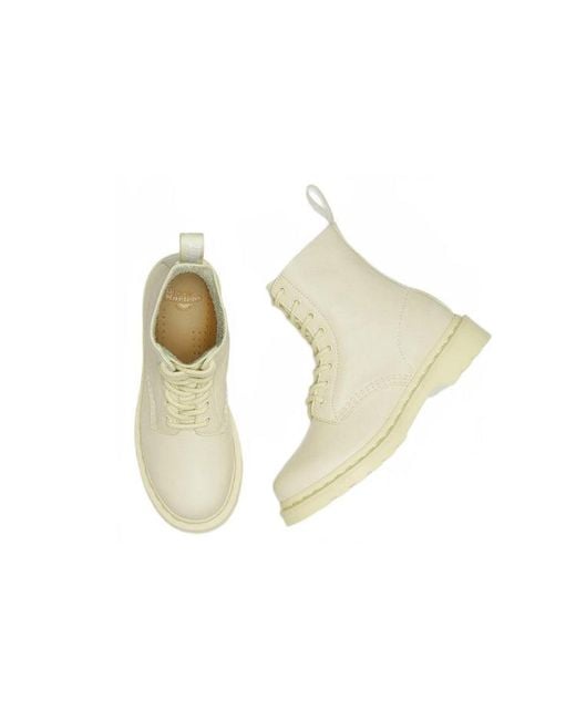 Dr. Martens Natural (Wmns) 1460 Pascal Mono Lace Up Boots 'Cream'