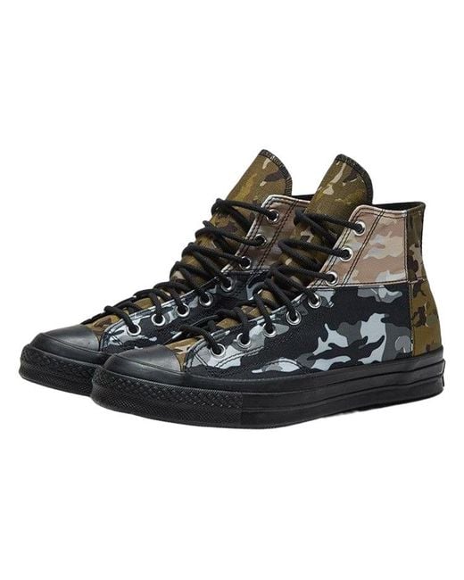 Converse Black Chuck 70 High 'Patchwork Blocked for men