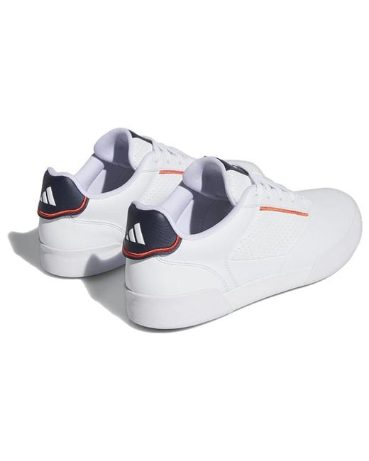 Adidas White Retrocross Spikeless Golf Shoes Collegiate' for men