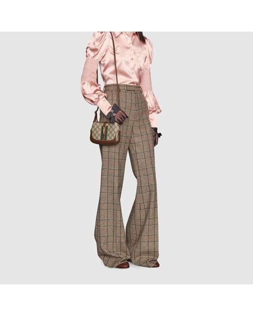 Gucci Brown (Wmns) Jackie 1961 Seriesgg Canvas Clutch Single Shoulder Bag Monogram'
