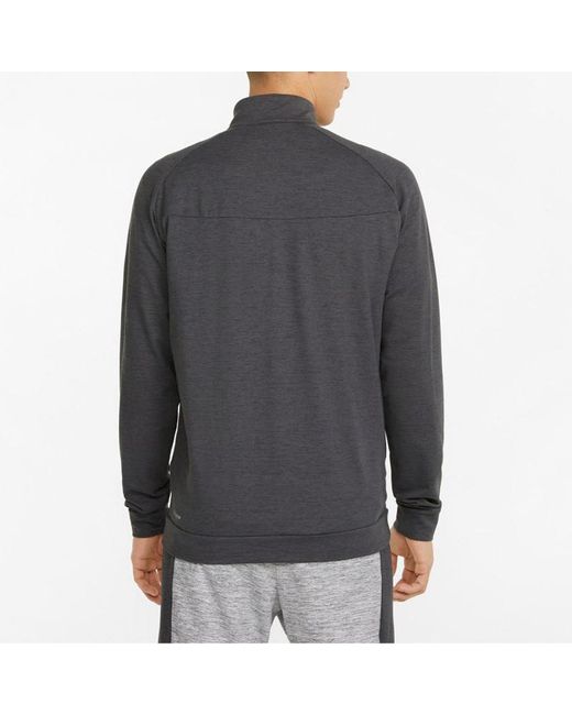 PUMA Gray Cloudspun Full-Zip Training Jacket for men