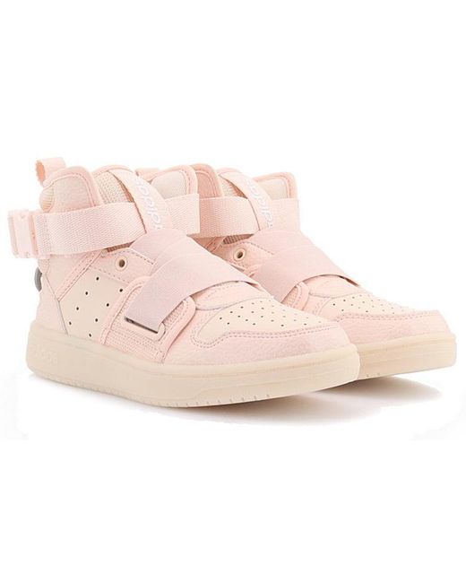 Adidas Pink (Wmns) Hoops 2.0 Utx