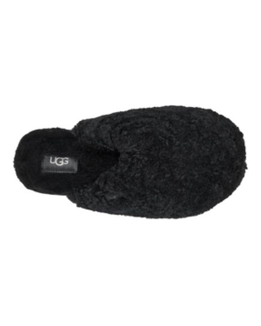 Ugg Black (Wmns) Maxi Curly Slide