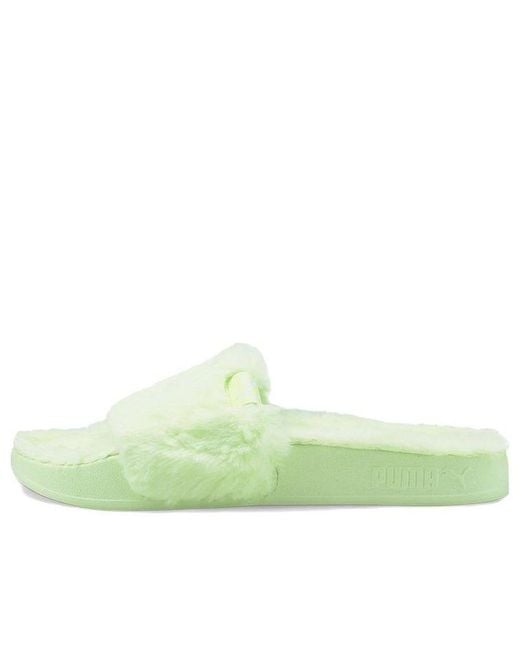 PUMA Green (Wmns) Leadcat 20 Ylm Sports Slippers