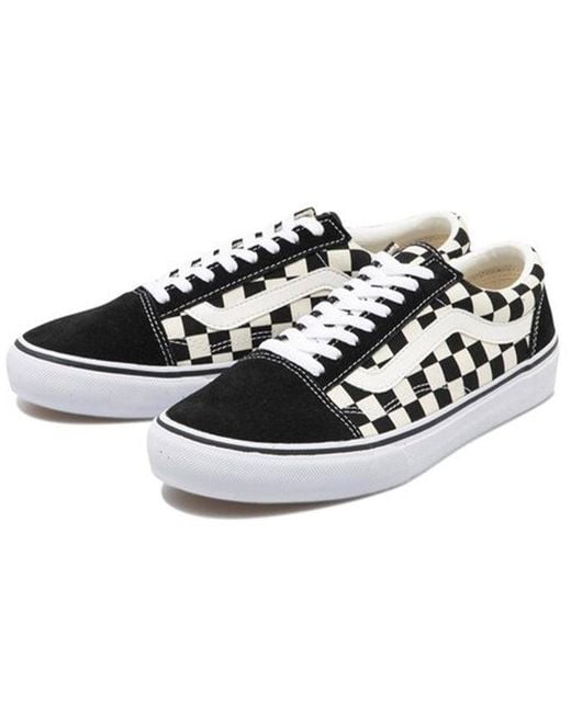 Vans Black Old Skool Dx Check for men