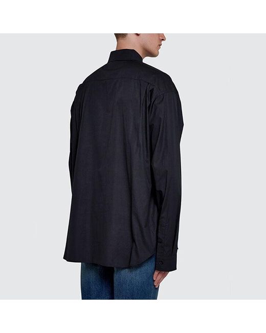 Balenciaga Black Dry Cleaning Shirt Large Fit