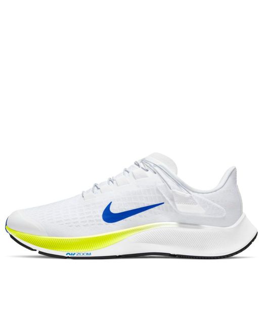 Nike Men's White Air Zoom Pegasus 37 Flyease Racer Cyber'