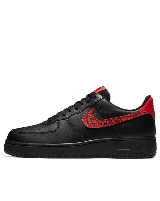 Nike Red Air Force 1 Low for men
