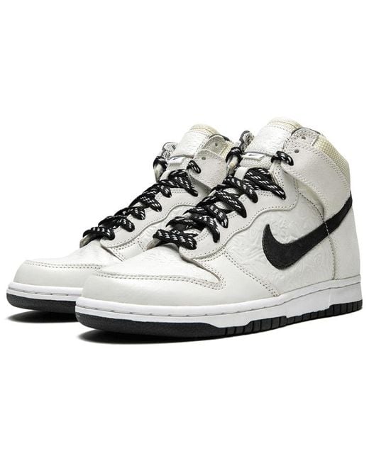 Nike White X Stussy Dunk High 'World Tour Tokyo' for men