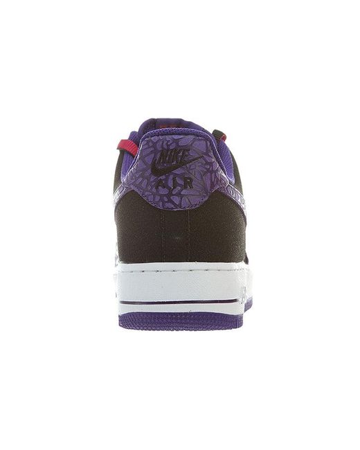 Nike Purple Air Force 1 'Crackled' for men