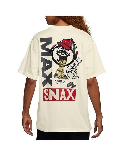 Nike Natural As U Nsw Tee M90 Oc Sole Food T-Shirt Asia Sizing for men