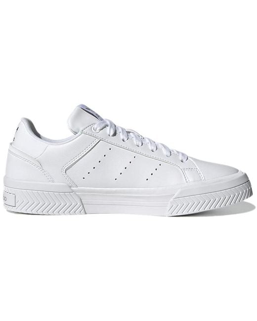 Adidas White (Wmns) Court Tourino 'Triple'