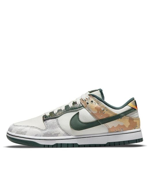 Nike White Dunk Low Se 'Sail Multi-Camo' for men